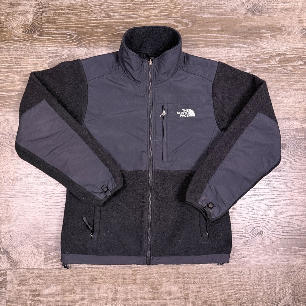 The North Face Womens M Black Denali Polartec Fleece Jacket Climbing Outdoor